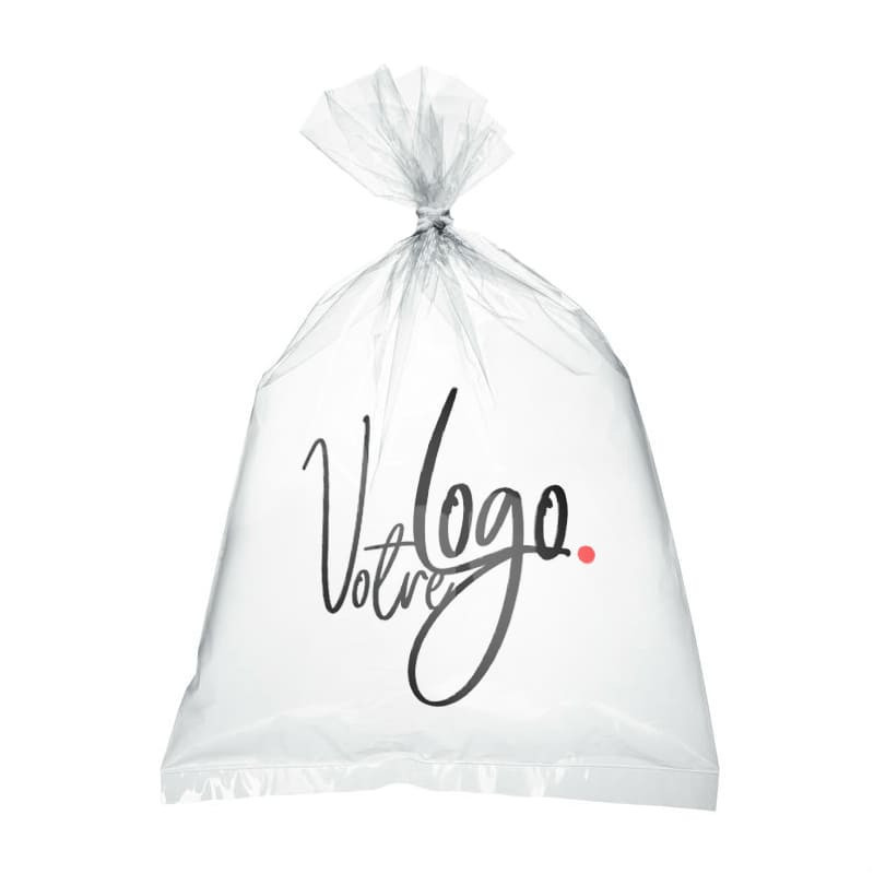 Petits sacs plastique recyclables, sac transparent poignées renforcées