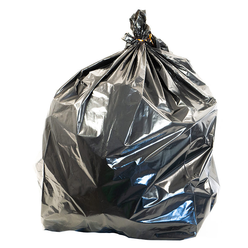15 sacs-poubelle avec fermeture à coulisse 60L en plastique